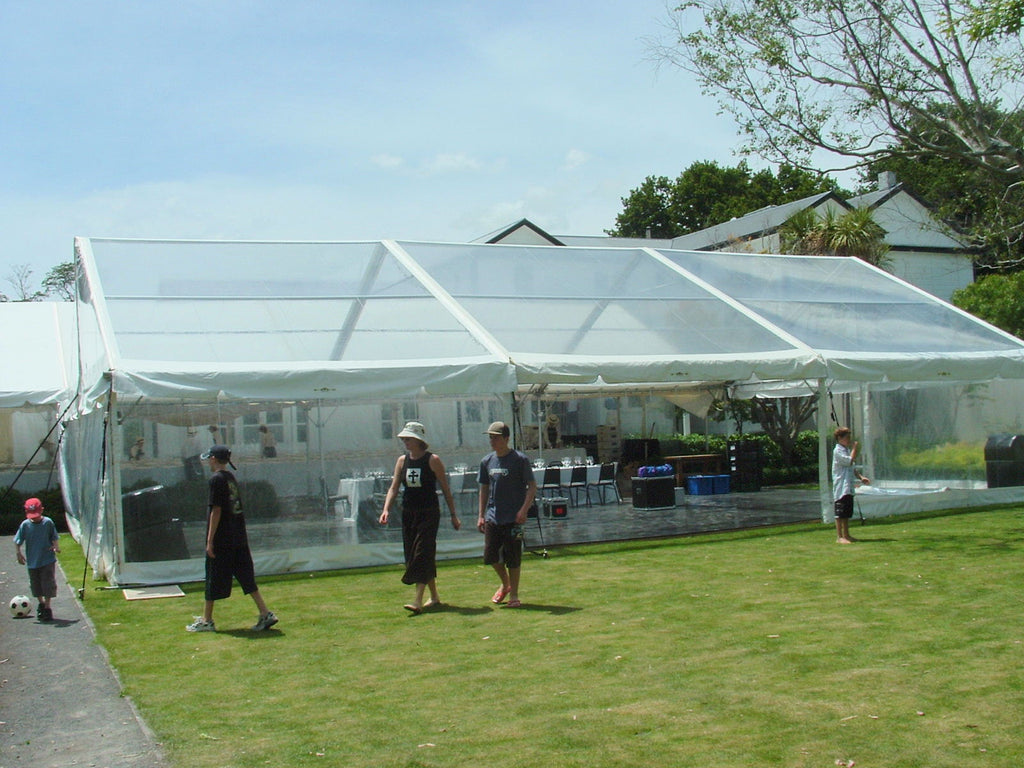 10x15m Marquee - Clear (incl clear walls)