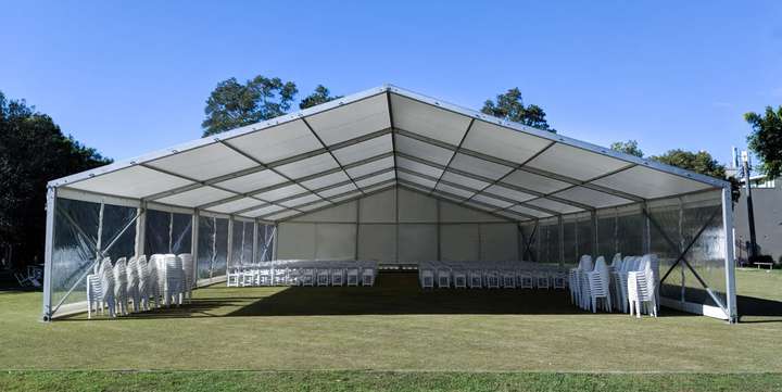 15m wide Clear Span Marquee (POA)
