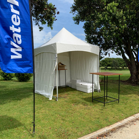 2.4x2.4m Spring Top Marquee (incl. white walls)