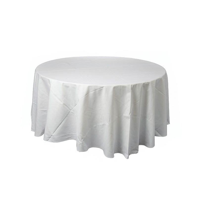 Tablecloth - Round 3m White