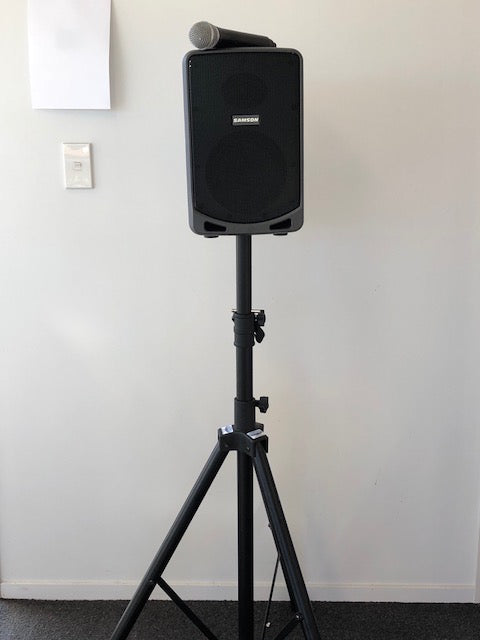 P/A Speaker System + microphone