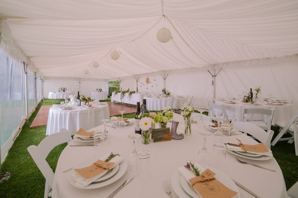 6x15 Clipframe Marquee (incl. white walls)