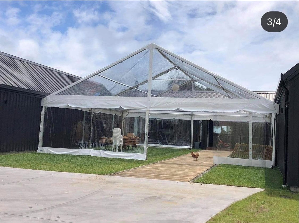 10x10m Marquee - Clear (incl clear walls)