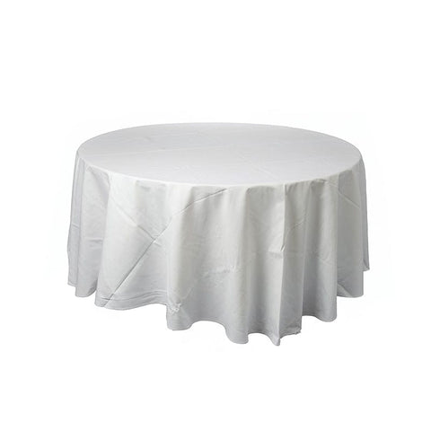 Tablecloth - Round 3m White
