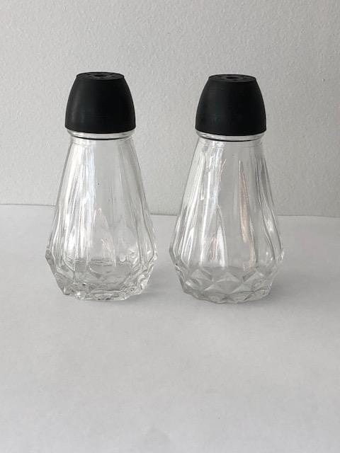 Salt and Pepper - Glass Pair