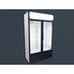 Double Glass Door Refrigerator